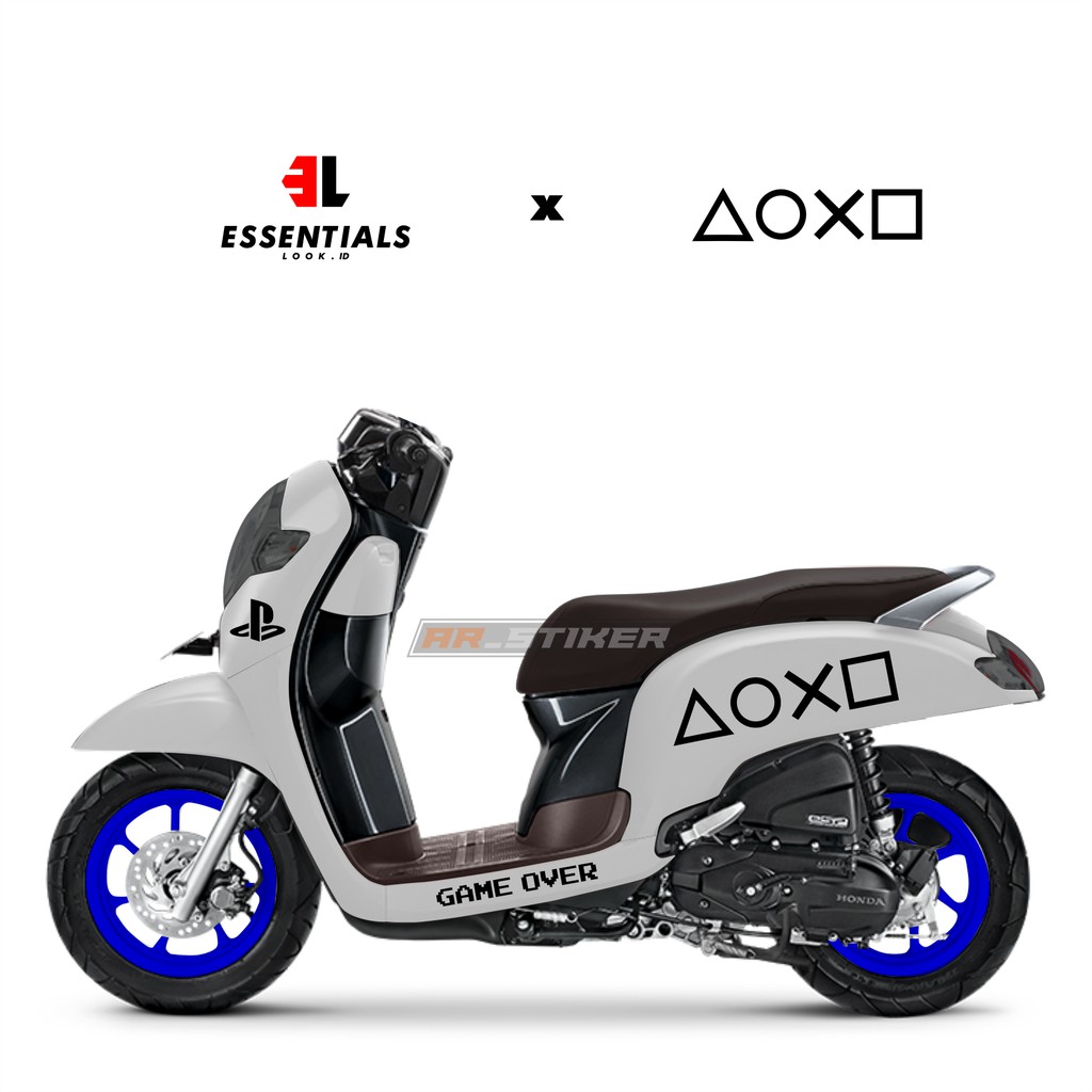 Cutting sticker Scoopy FI playstation