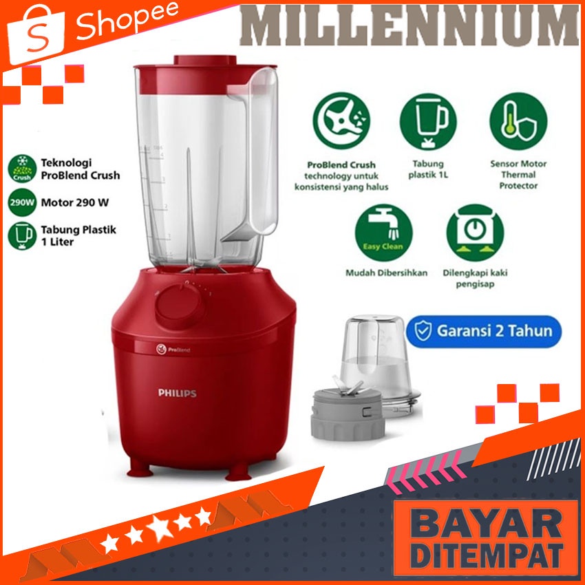 Blender Philips HR2042 HR 2042 Philips Blender 1 Liter Moder Terbaru