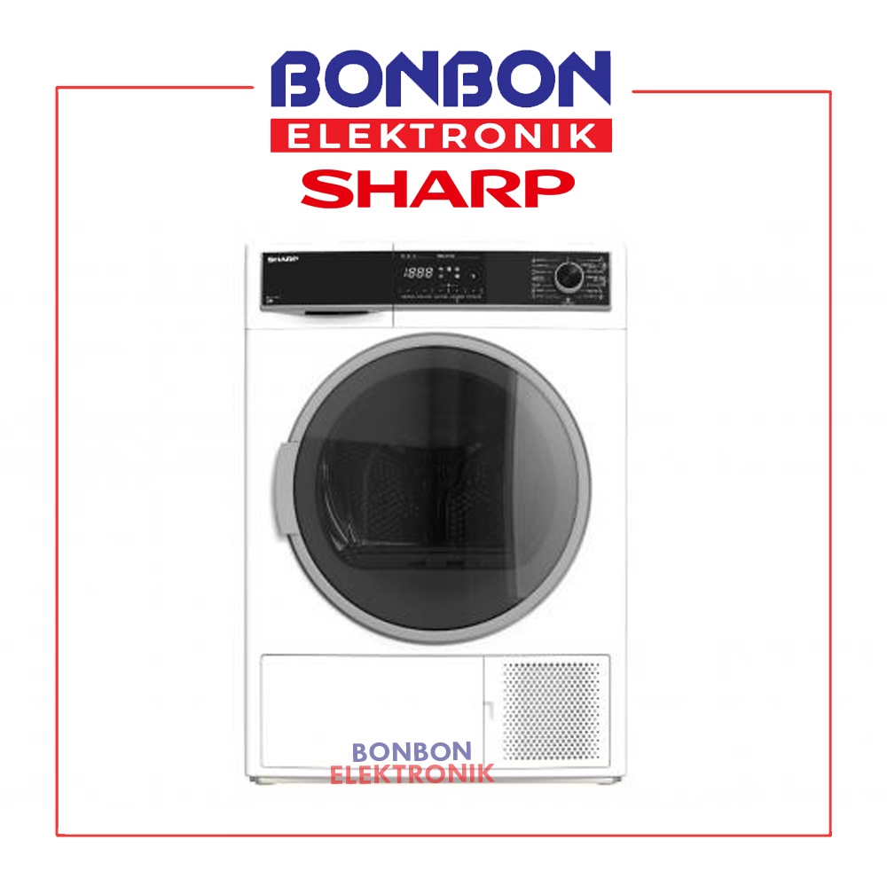 Sharp Tumble Dryer 9KG KD-HP901B / KDHP901B Mesin Pengering Pakaian