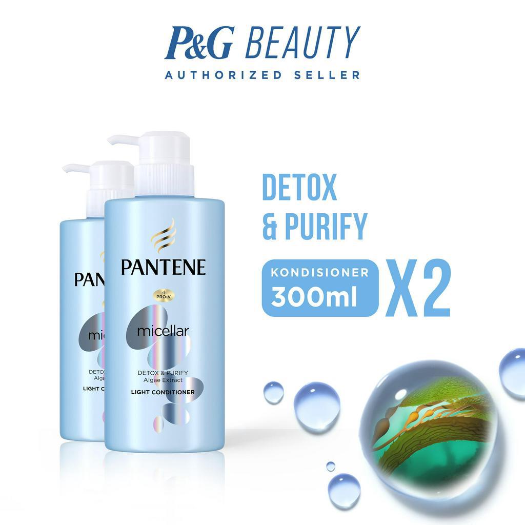 Pantene Conditioner Micellar Detox and Purify 300 ml x2