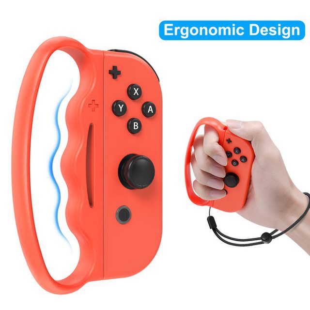 iPlay Boxing Grip Nintendo Switch Fitness Joy Con HBS 199 - Merah Biru