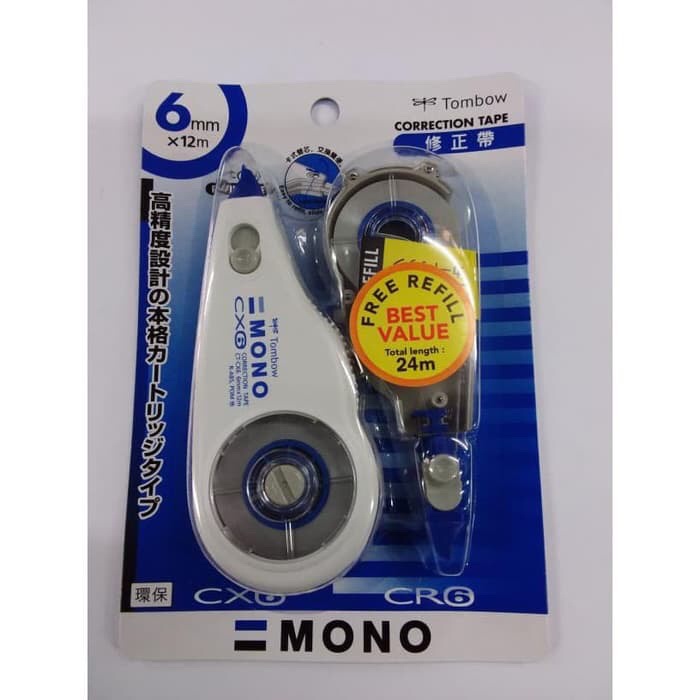 

Sale!!! Tip Ex Tombow Ct-Cx6 + Refill 6Mmx12M Terbatas