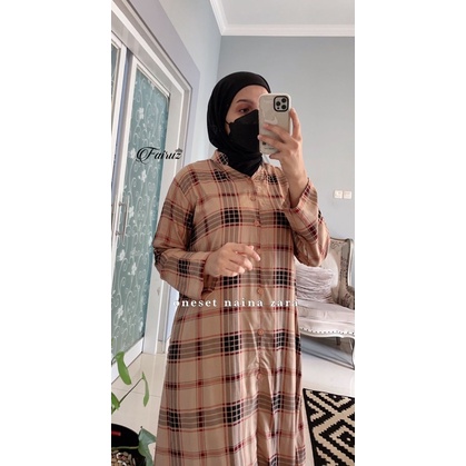 Daster Arab FAIRUZ NAINA Baju Setelan Katun Rayon Zara Premium