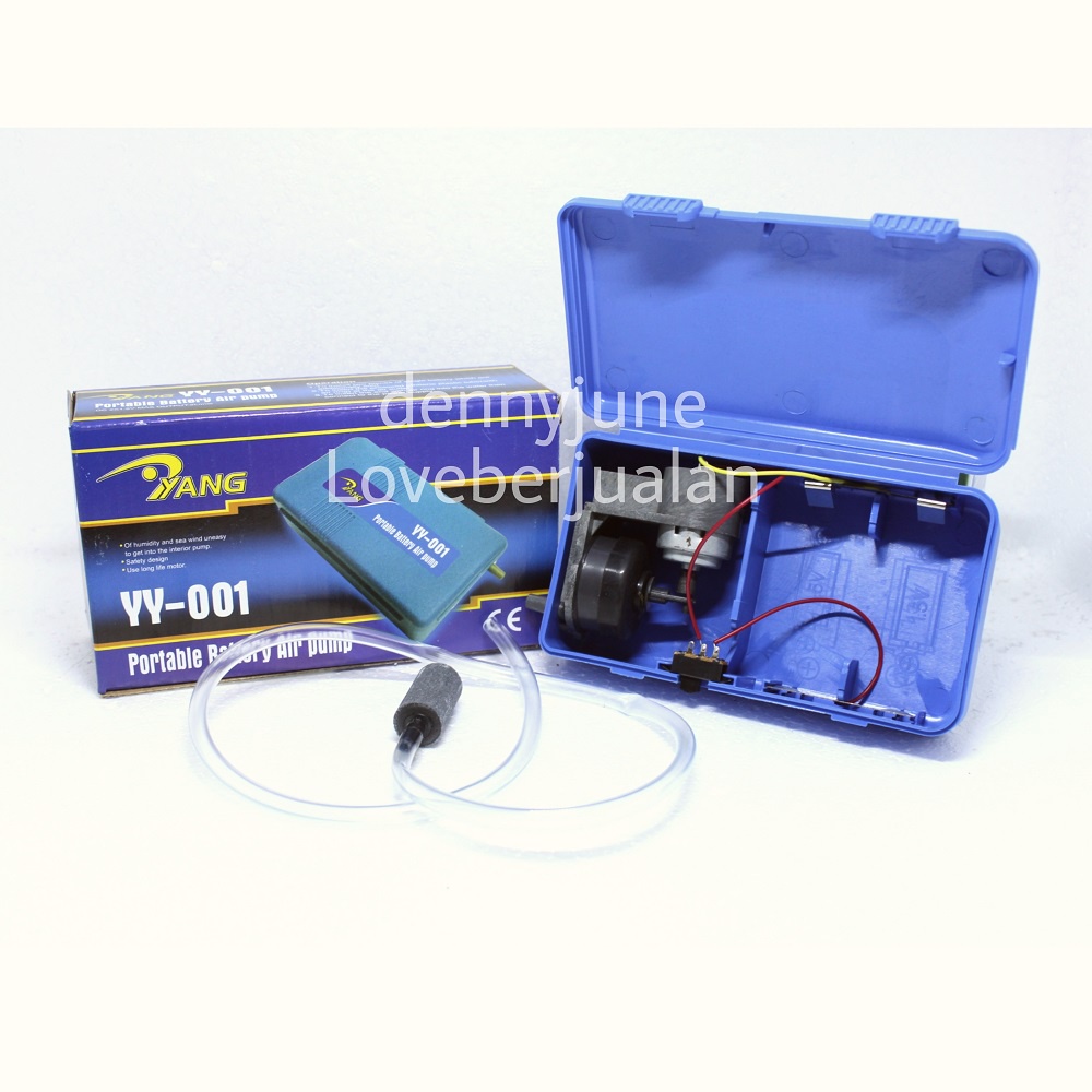 YANG YY 001 yy001 Air Pump Aerator Baterai Yang Portable Emergency Mati Listrik Alat Pancing Pemancingan