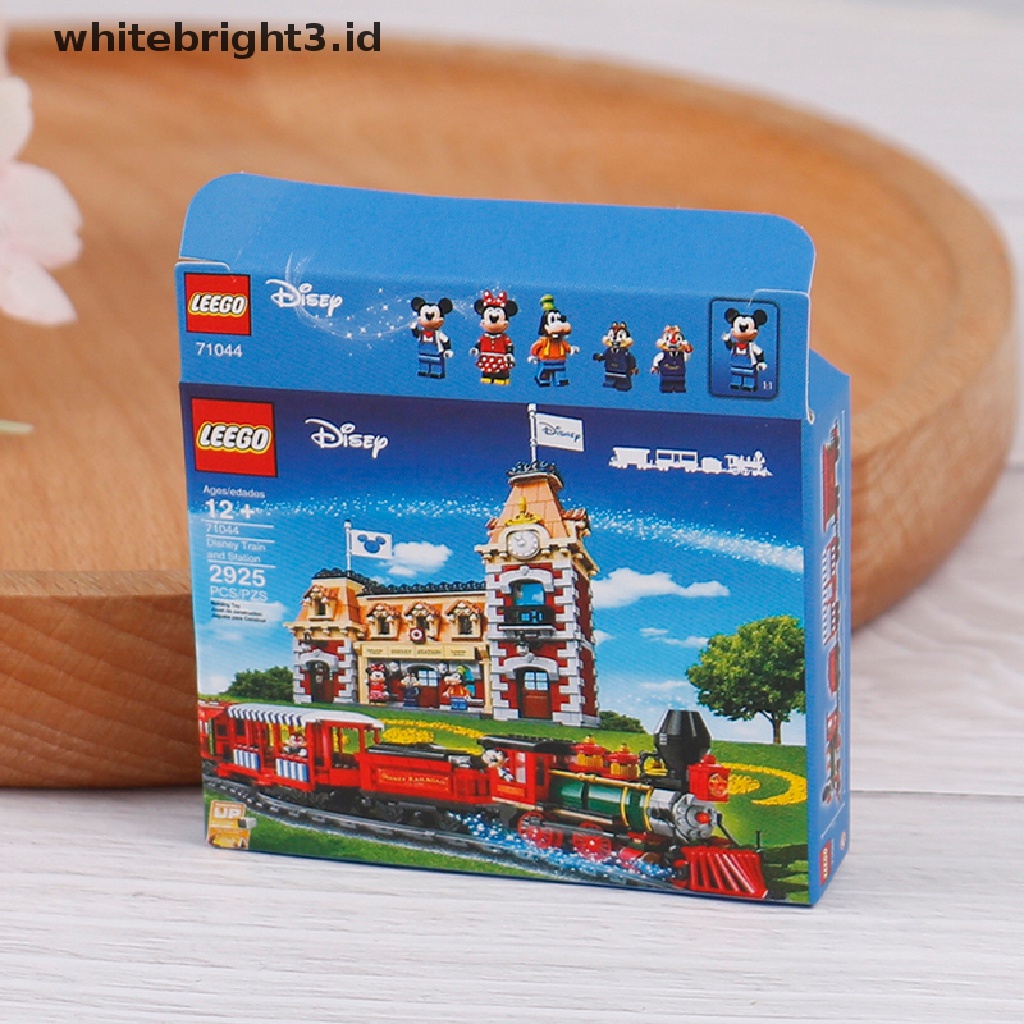 {whitebright3.id} Dollhouse Miniature Building Blocks and Box Simulation Model Toy ,