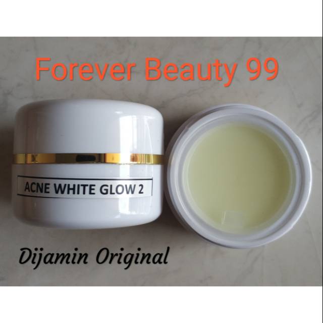 Acne White Glow Cream 2 Krim Malam Jerawat Memutihkan Menghilangkan Bekas Jerawat Shopee Indonesia