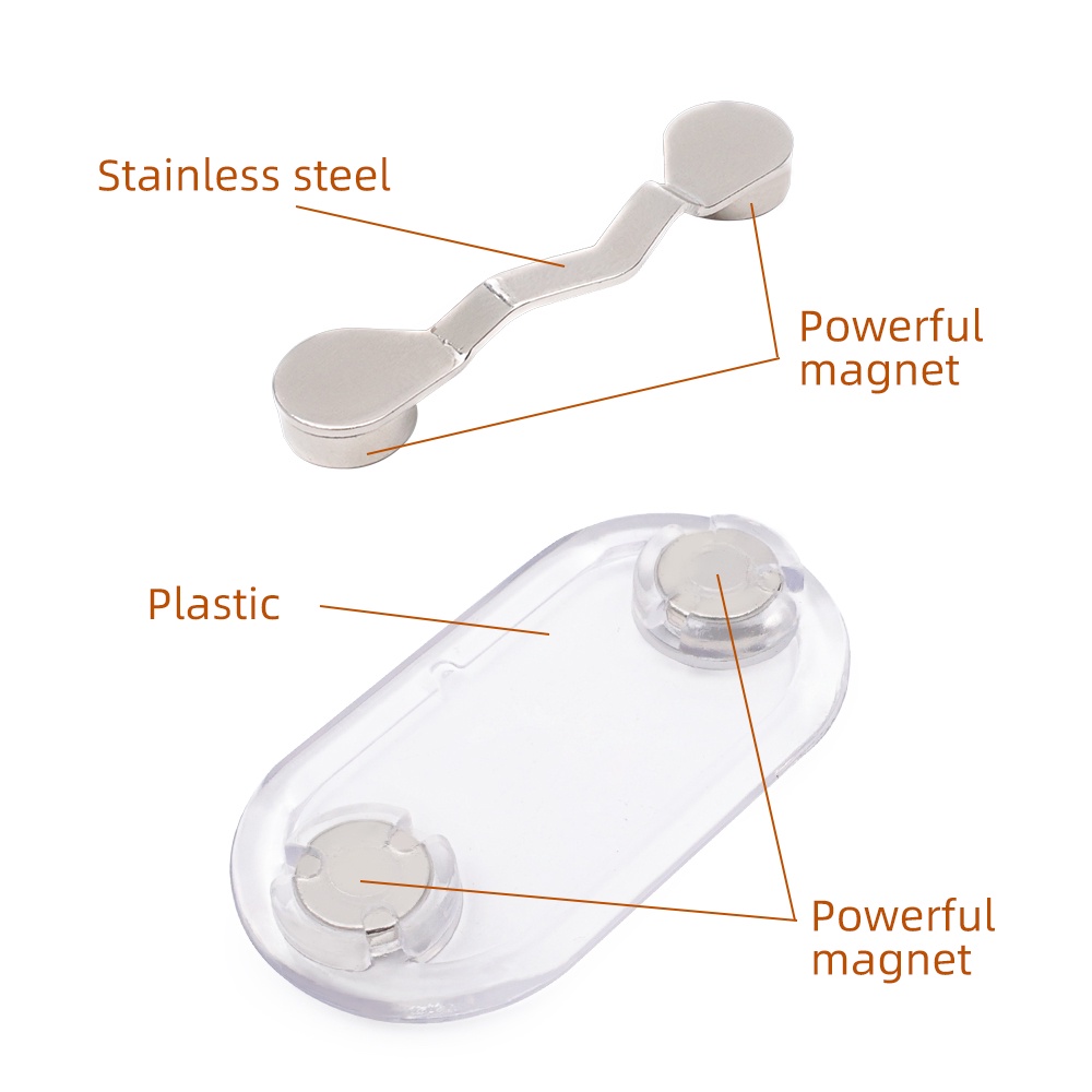 Headphone Portable Pengait Lensa Kacamata Gantungan Holder Klip Pakaian Klip Gesper Garis Klip Kacamata Multifungsi