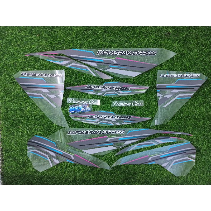 striping sticker livery bus KAPUASRAYA EXPRESS vario led old 125 150 transparan custame