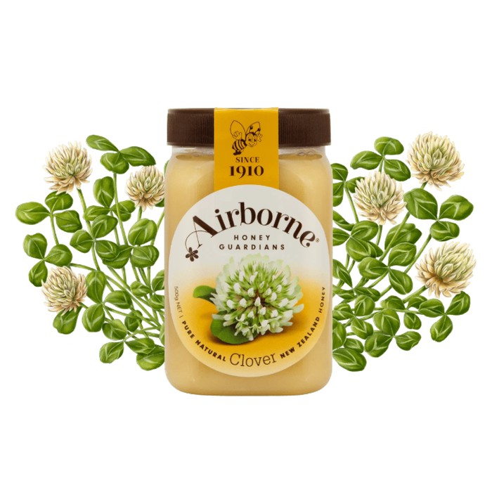 

Airborne Clover Honey 500 Gram | Madu Premium New Zealand