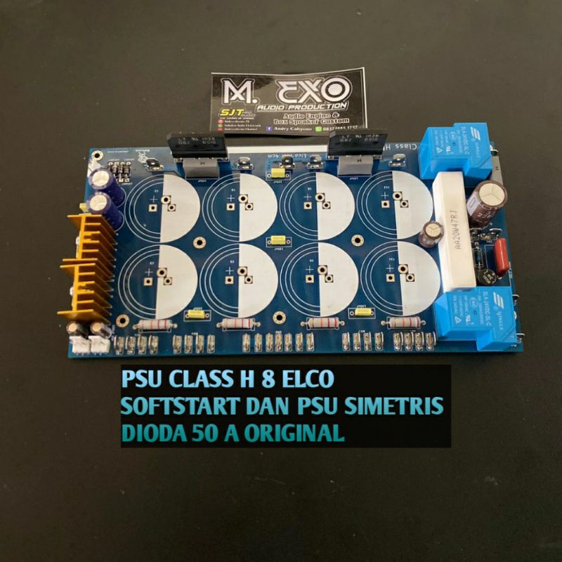Kit Pcb Psu Class H 8 Elco Full Fitur Kualitas Built Up