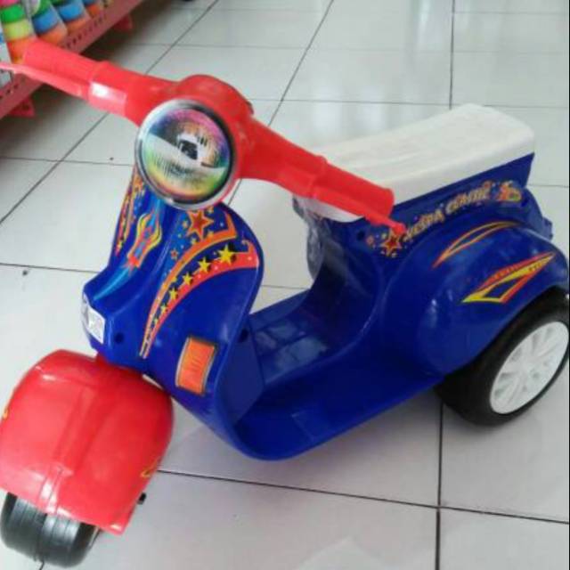Vespa mini mainan motor anak Vespa classic Mainan motor Vespa vc162
