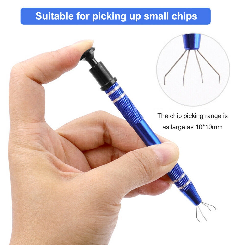 NEW Electronic Component Grabber IC Extractor Pickup Chip Picker Patch IC Suck Pen