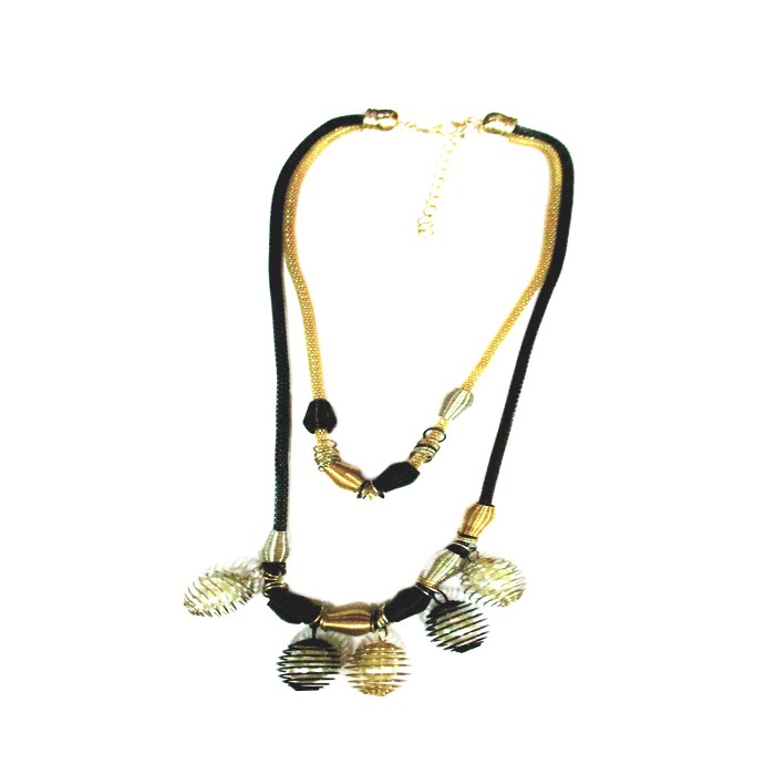 Kalung Fashion Wanita Bandul 2 Layers