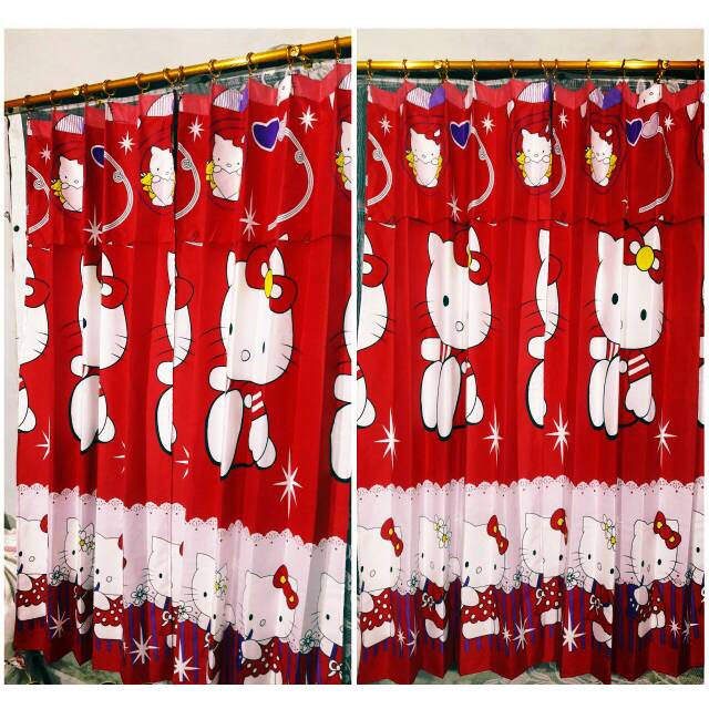 GORDEN RENDA KARAKTER HELLOKITY LOVE MERAH HATI PLUS KAWAT