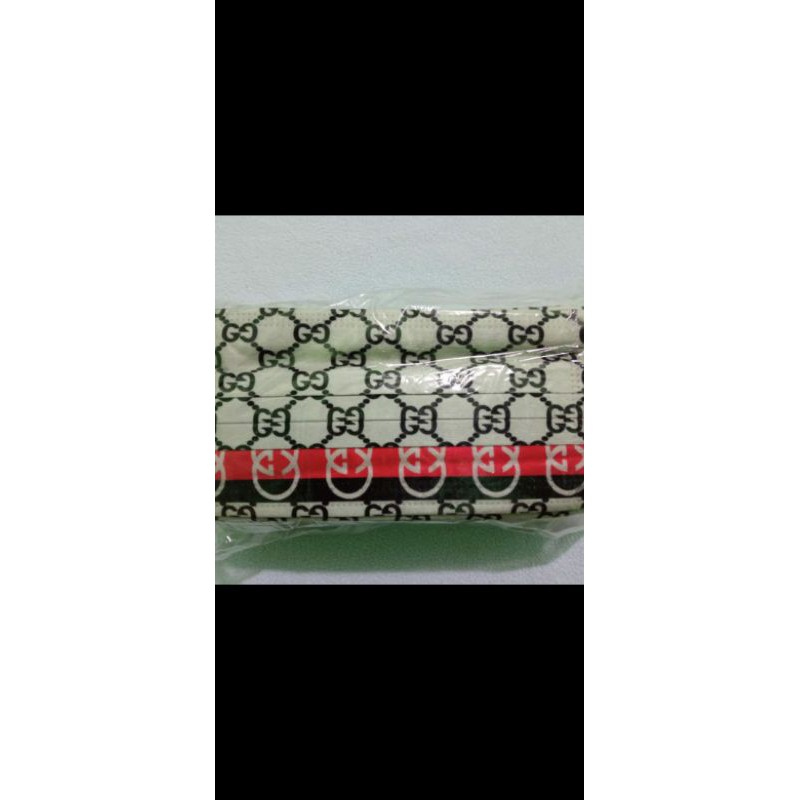 MASKER 3 PLY MOTIF MERK BRANDED