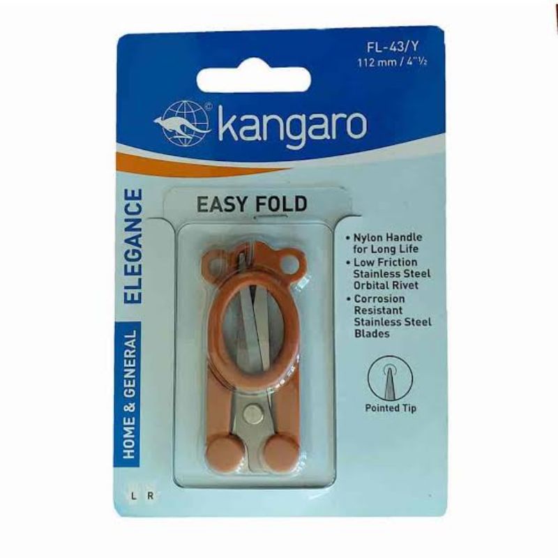 

Gunting lipat Stainless Steel Kangaro FL-43 (1 pcs)