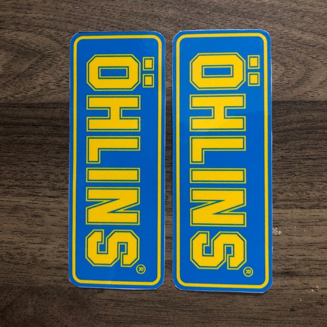 Stiker Sticker Ohlins Shockbreaker/USD