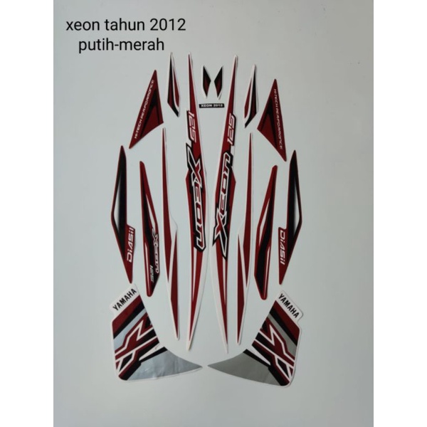 STRIPING XEON 2012 PUTIH MERA