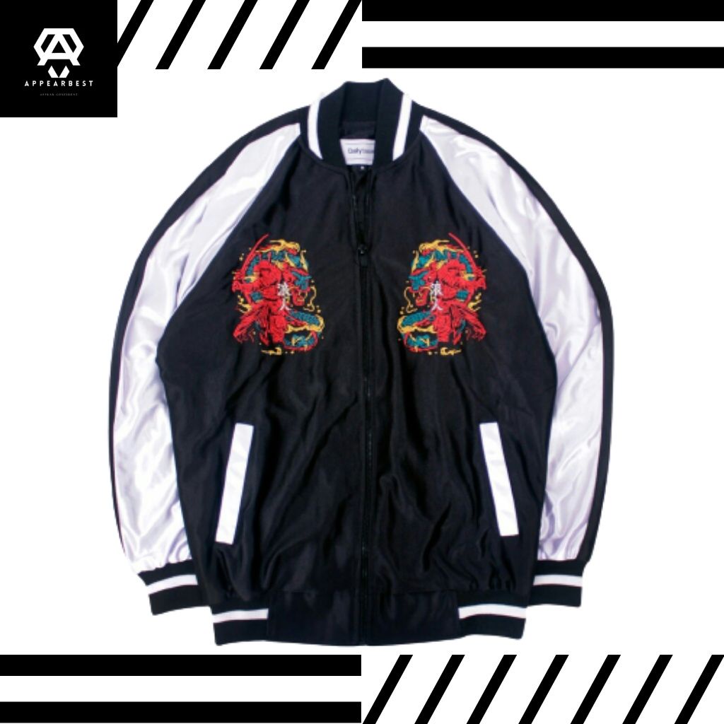 Jaket Sukajan - Dragon Bushido - Sukajan Jacket - Sukajan Murah Original