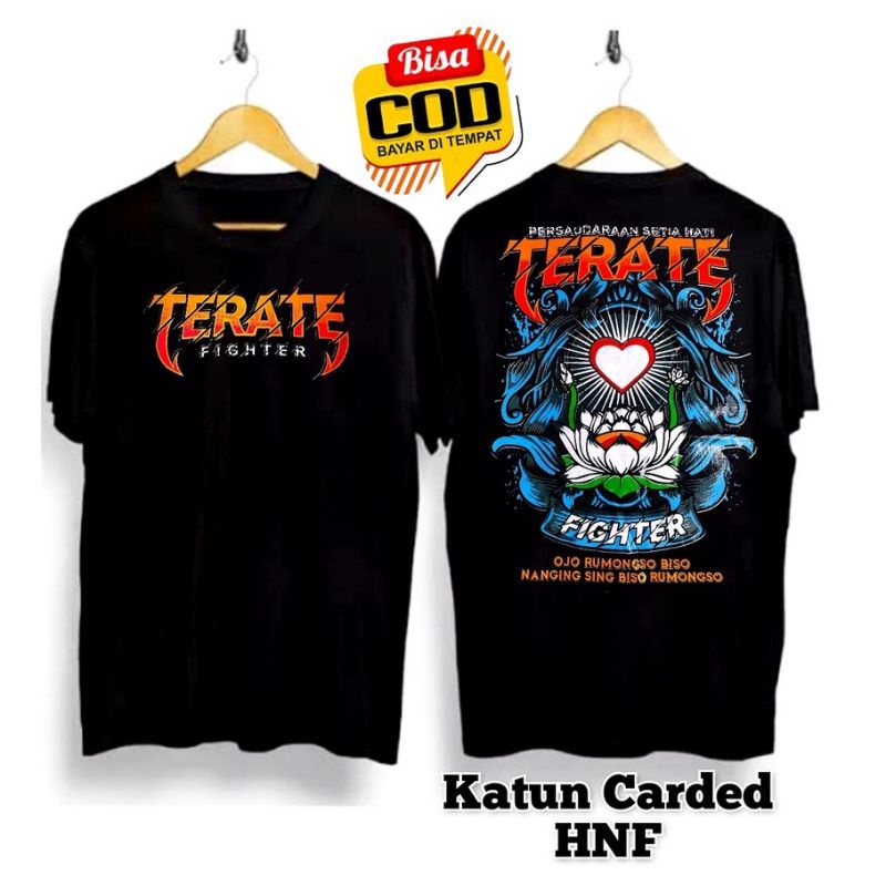 Kaos PSHT Terate Fighter Terbaru Kaos Sablon Terate