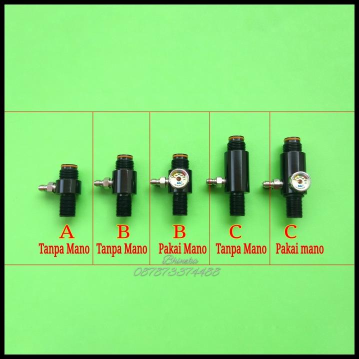Adaptor Chamber Ke Tabung Bocap / Adapter Chamber Ke Botol Bocap