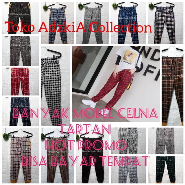 TARTAN PANTS,alsize fit to xl.26-35