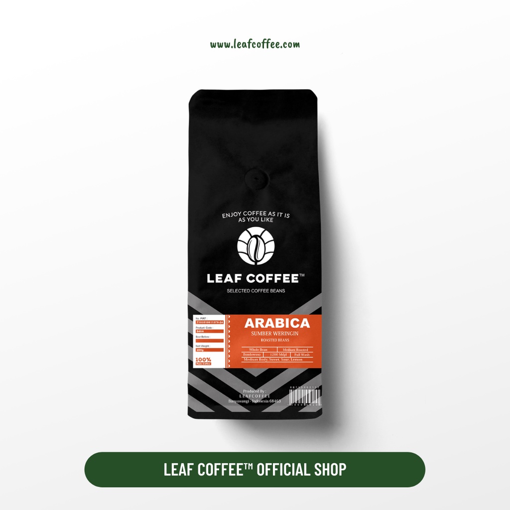 

Leaf Coffee - Arabika Ijen 200g