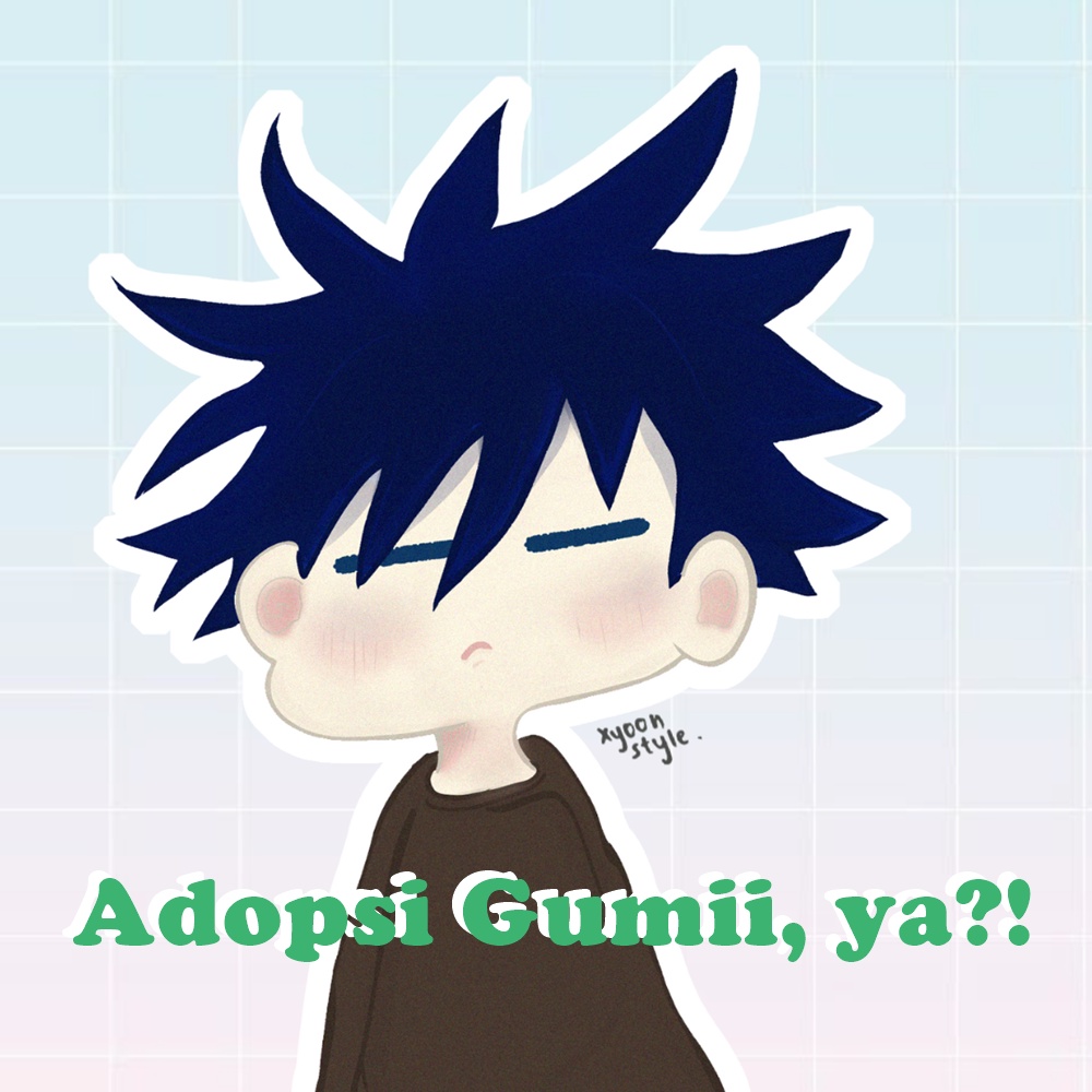 

STICKER ANIME A4 / Sticker Chibi Megumi Fushiguro Jujutsu Kaisen / Sticker Fanmerch by XyoonStyle / Sticker Anime Lucu [PROMO BUY 1 GET 1] Fanmerch
