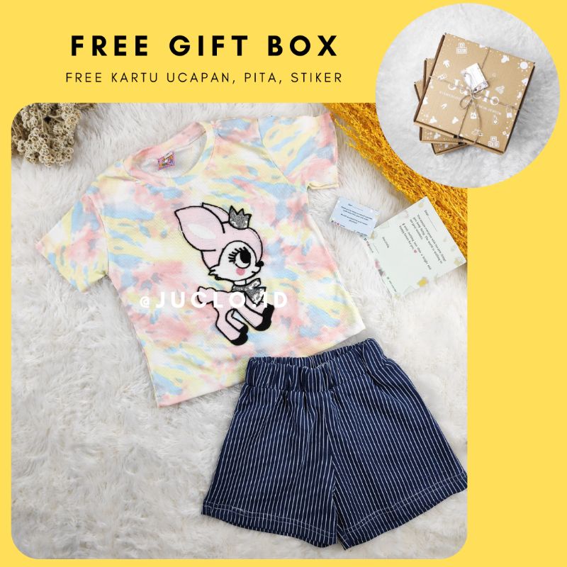 Baju Setelan Bayi umur 0 bulan - 1.5 tahun kuda poni Kado Bayi Perempuan Hampers Gift Box Baby Cewek