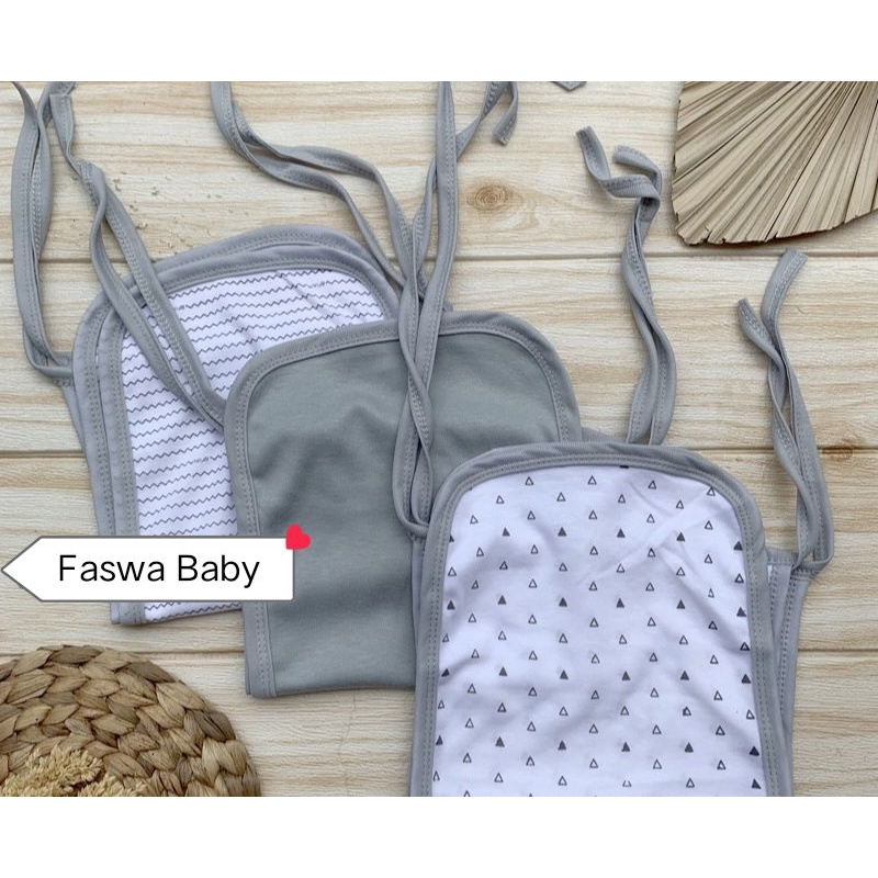 6 Pcs ( ½ Lusin ) Popok Bayi Baru Lahir / Popok Kain Cuci Ulang / Popok Bayi Kain Tali 2