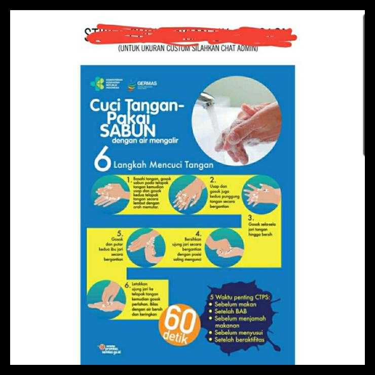 

Stiker Vinyl Cuci Tangan Uk. 60X65Cm