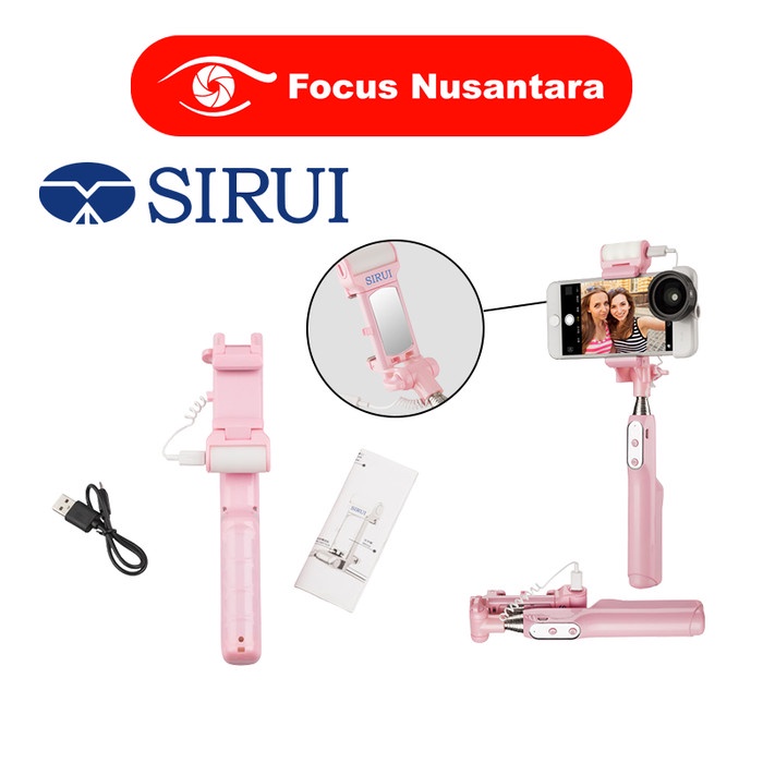 Tripod SIRUI SS-01 Smart Selfie (Pink)(N4A4) Tripod HP PROMO Tripod Stand Banner Tripot Mini Tripot 