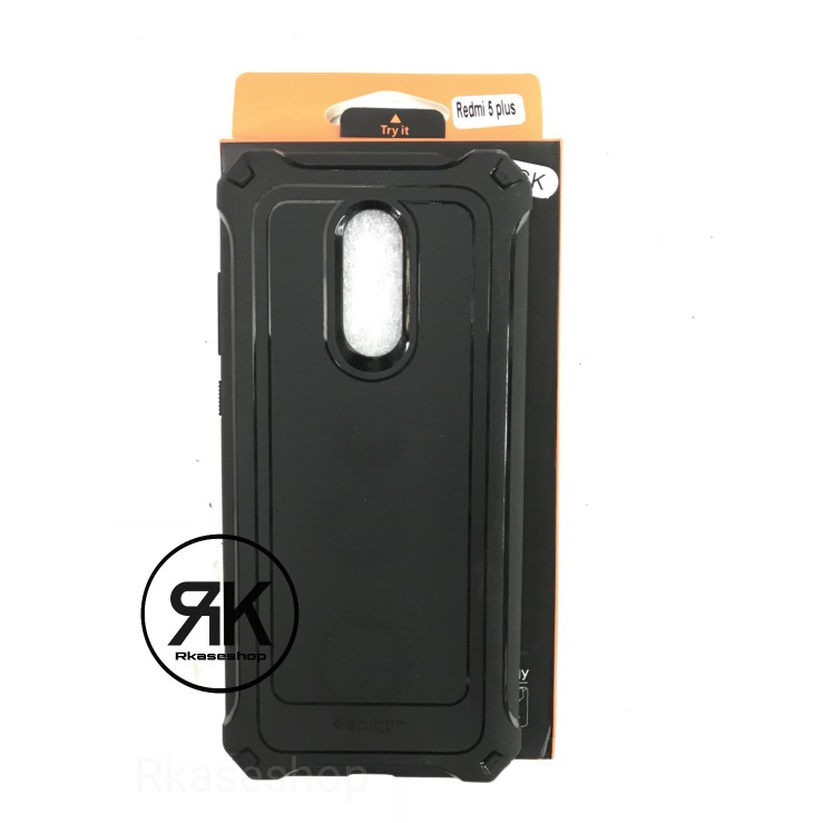 Spigen Rugged Capsule xiaomi redmi 5 PLUS soft case casing full cover