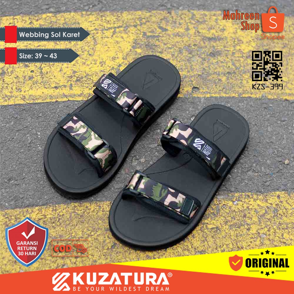 Sandal Slide Sandal Slop / Selop Pria - Original Kuzatura | KZS 589