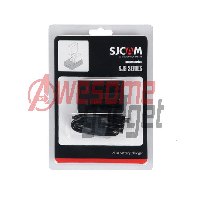 Dual Charger Battery SJCAM SJ9 Baterai