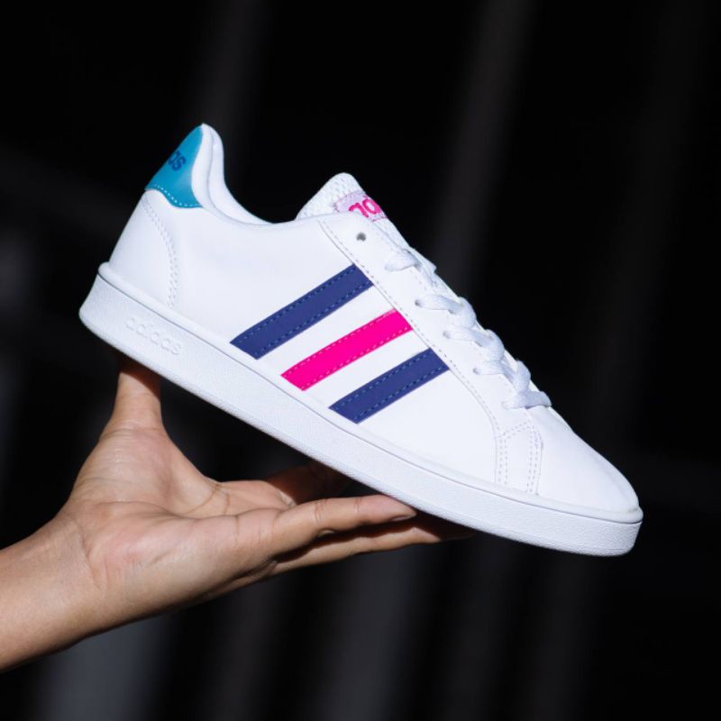 Adidas Grand Court &quot;White Navy Pink&quot;