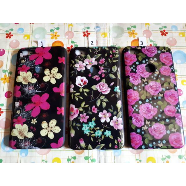 Softcase / Case Glossy Bunga For Xiaomi Redmi Note 5A