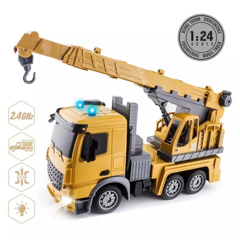 Mobil remot truk crane RC crane RC kontruksi mainan mobil remote control