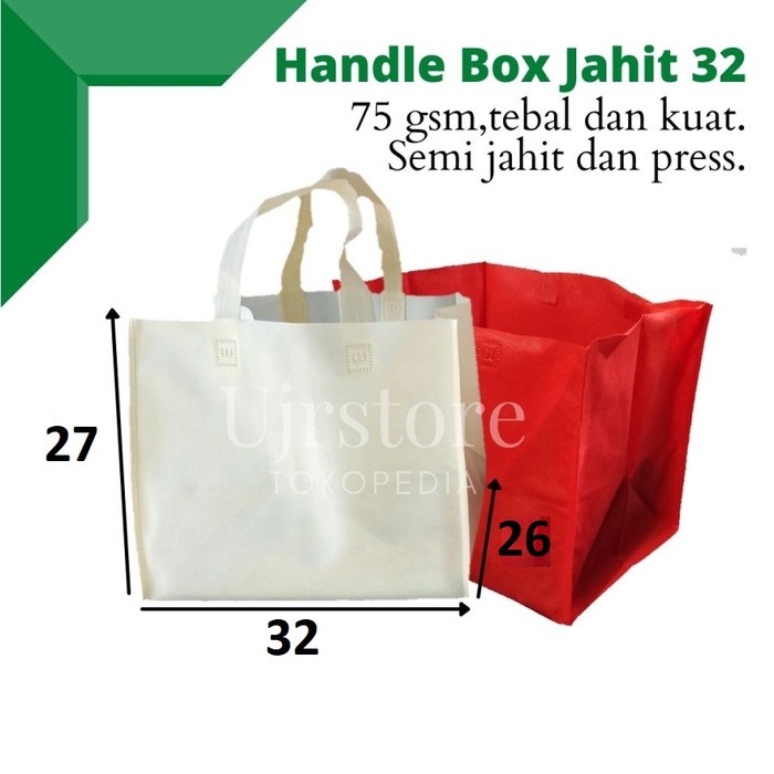 

TERBARU Tas bingkisan tas handle box jahit 32 goodiebag