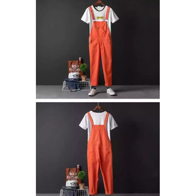 Overall Milenium unisex//overall pria wanita