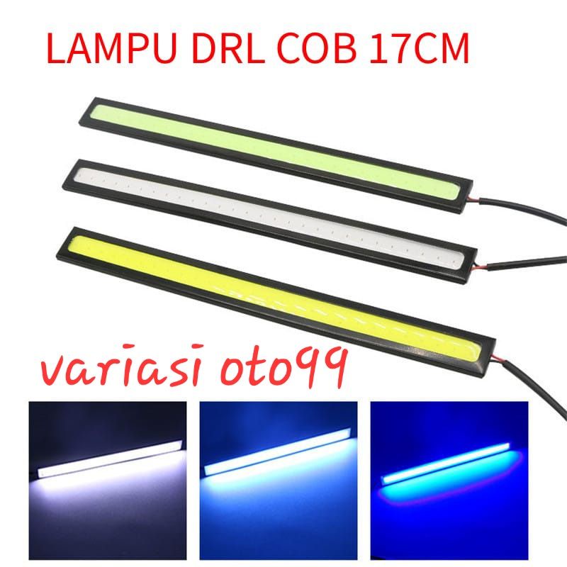 LAMPU DRL LED PLASMA COB IMPORT 17CM UNIVESAL TERANG DRL