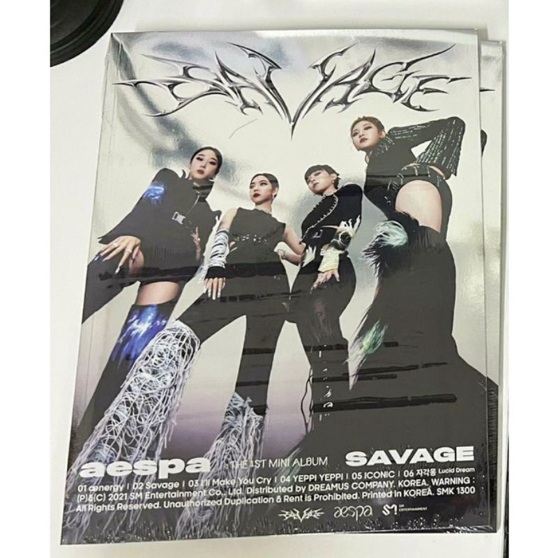 (SEALED) AESPA MINI ALBUM VOL 1 SAVAGE POTOBOOK VER OFFICIAL