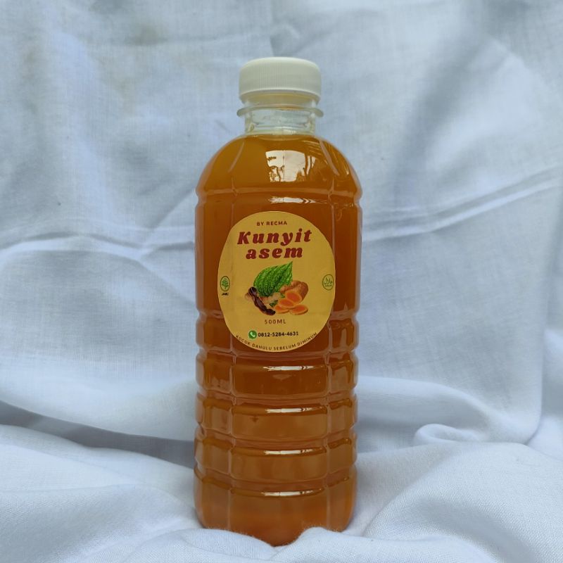 Jamu Kunyit Asam 500 ml by Recma Herbal Fresh