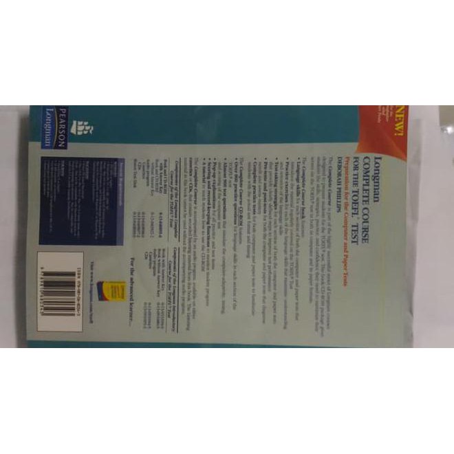 Special Februari Longman Complete Course For Toefl Test: Computer And Paper Test Kode 336