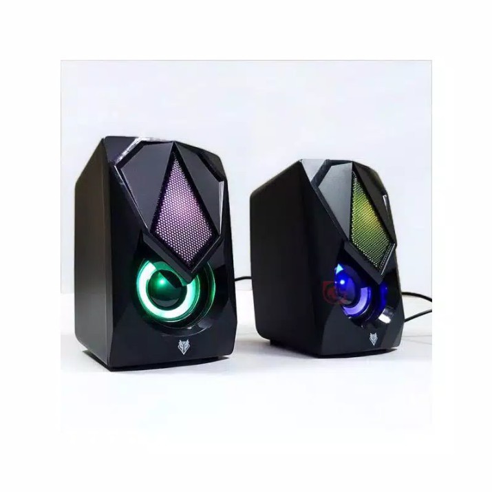 Speaker NUBWO NS-39 Speaker Portable For PC Laptop Smartphone With LED