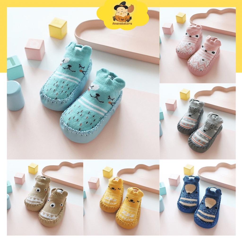 Sepatu bayi prewalker kaos kaki Anak SB-1801