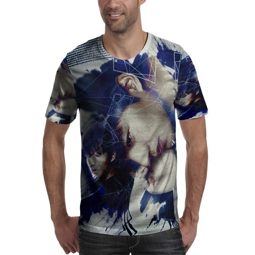 Kaos Lee Min Ho Tshirt Unisex Bahan Polyester Jersey T-SHIRT Fullprint Tees Casual Fashion RARE T Sh