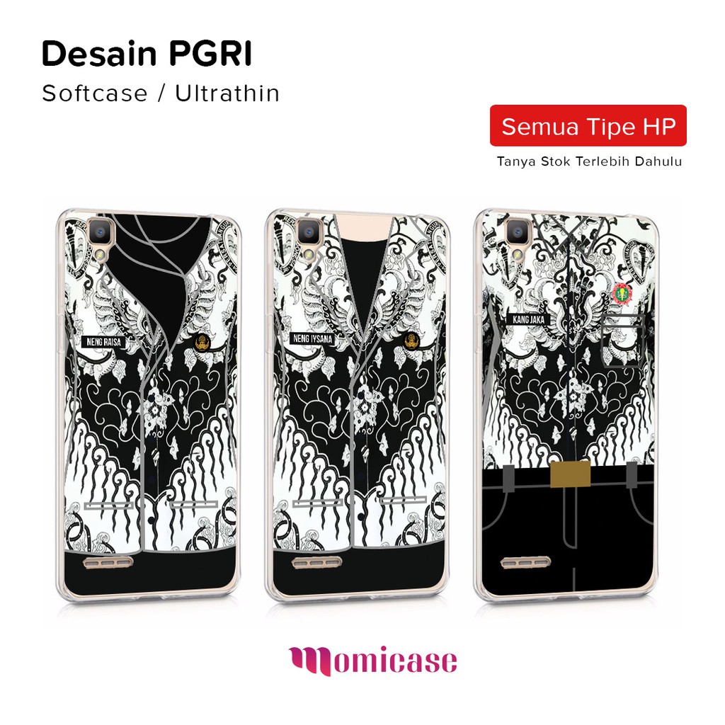 Casing HP Custom Seragam Batik PGRI Softcase Ultrathin Case