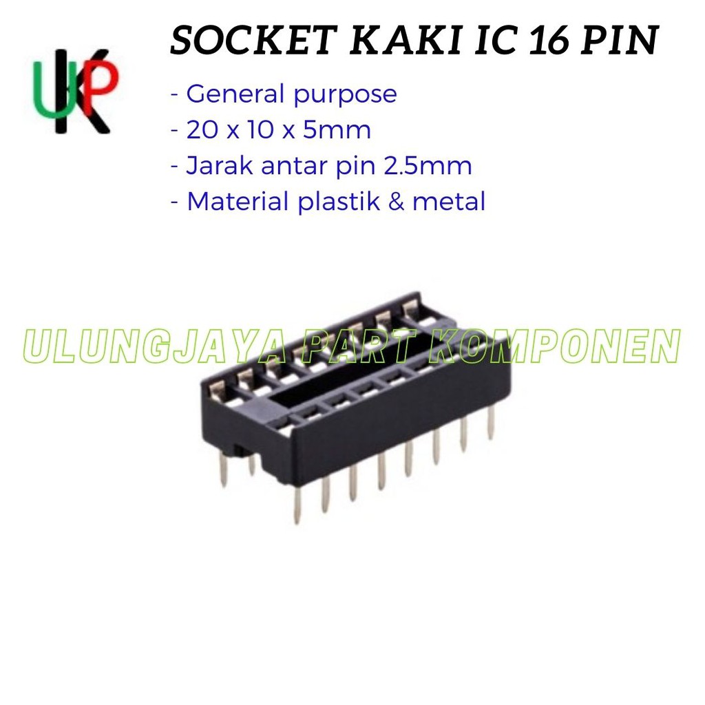 soket socket kaki ic IC 16pin 16 pin