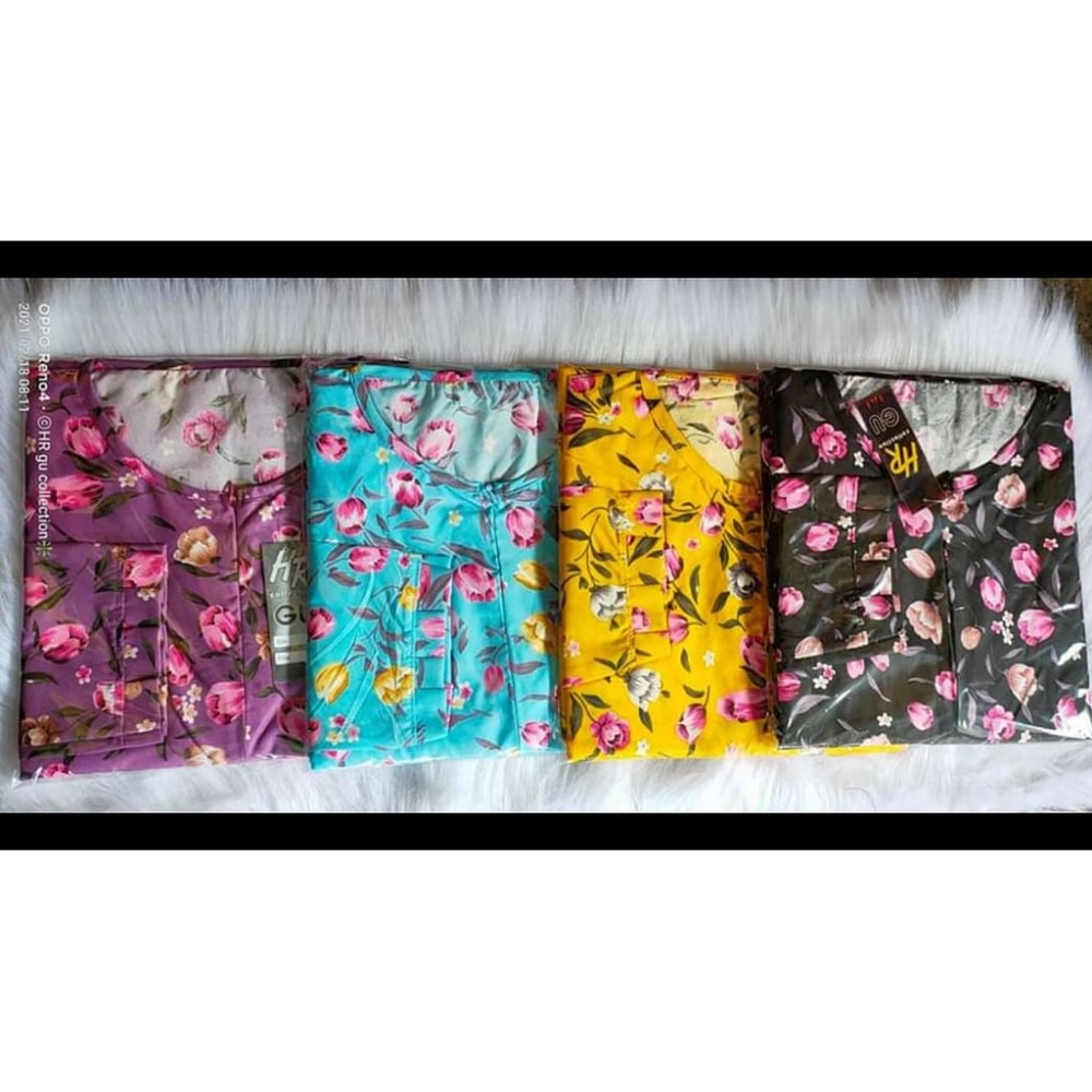 Gamis Citra Embos / Gamis Wanita Muslim / Gamis Syari Embos-Rose Kuning